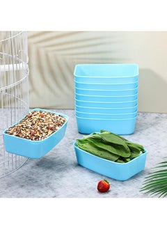 Zhehao 20 Pieces Cage Cups Chicken Feeder Waterer Cups 16 oz Hanging Bird Cage Feeder Plastic Bunny Feeder Water Bowl for PET Parrot Pigeon Rooster Gamefowl Poultry Wire Cage(Blue) - pzsku/ZE7BA0C8CCB19C7F329A2Z/45/_/1737031886/deebbe64-c701-40c6-8d26-d5cdbbfd2707