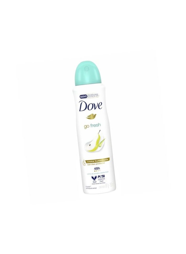 Dove Dove Go Fresh Pear And Aloe Vera Deodorant Spray 150ml - Image 1