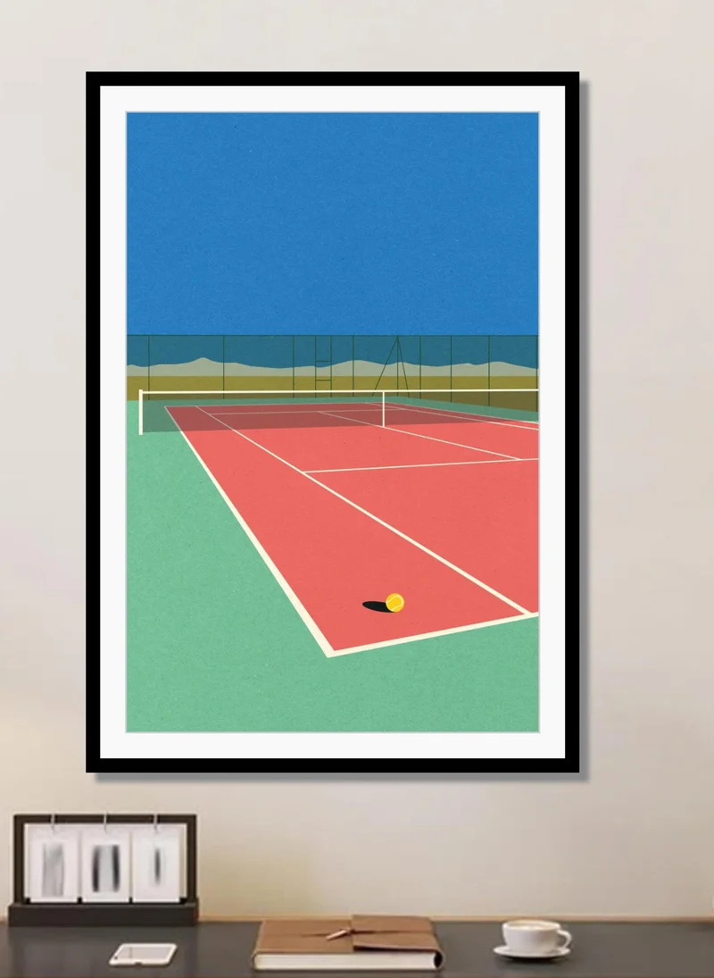 Drawdeck Tennis Court In The Desert