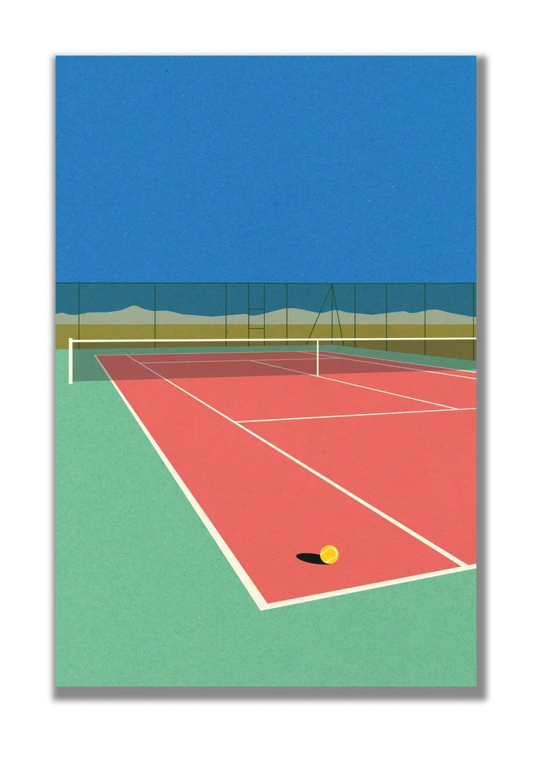 Drawdeck Tennis Court In The Desert