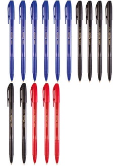 ZEBRA 15 Piece Piccolo Multicolor Roller Ball Pen 0.7mm Fine 