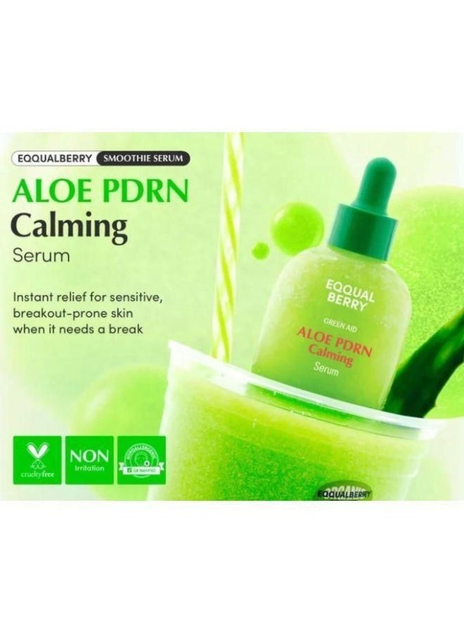 إيكوالبيري EQQUAL BERRY Aloe PDRN مصل سموذي مهدئ - عناية بالكورية للبشرة الحساسة، سيكا وألوفيرا للإصلاح، ترطيب وتوهج مشرق، غير مسبِّب لانسداد المسام (1.01 أونصة / 30 مل) - Image 2