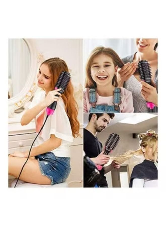 3-In-1 Hair Dryer And Volumizer Black/Pink - Image 4