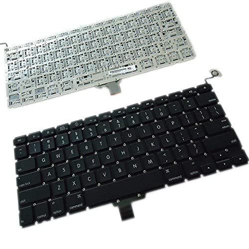 FUGEN Laptop Replacement Keyboard for MG MB Pro 13" A1278 2009 2010 2011 US Layout(Large Enter Button) - Image 1