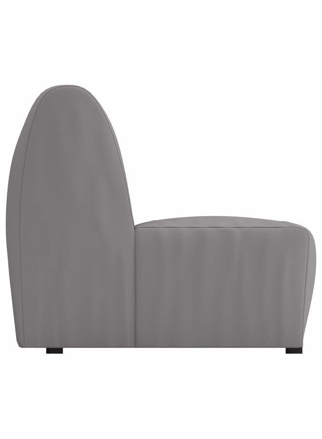 Sofa Renewal The Dense Cotton Lycksele Chair Bed Replacement is Custom Made for IKEA Lycksele Single Sleeper Or Futon. A Lycksele Slipcover Replacement (Light Gray) - Image 2