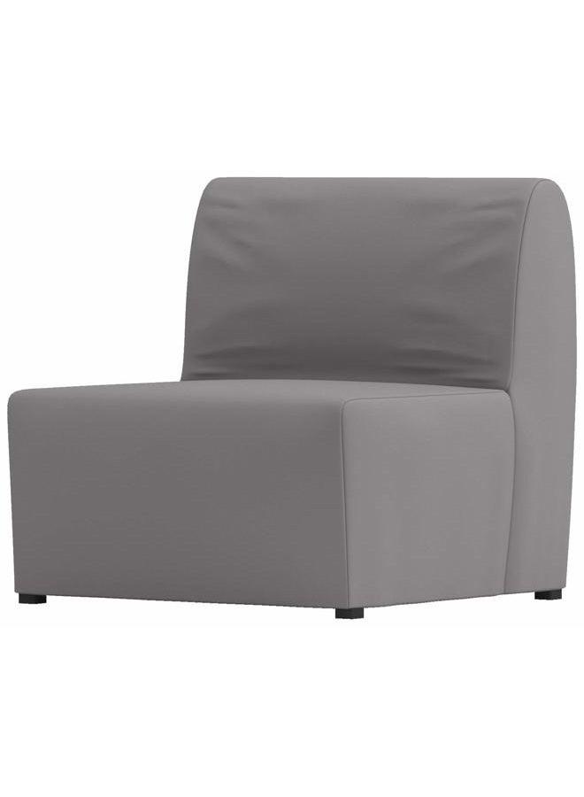 Sofa Renewal The Dense Cotton Lycksele Chair Bed Replacement is Custom Made for IKEA Lycksele Single Sleeper Or Futon. A Lycksele Slipcover Replacement (Light Gray) - Image 1