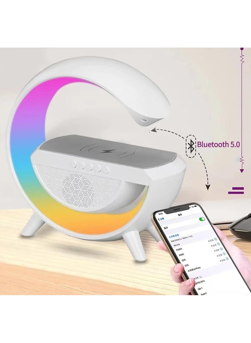 Bluetooth Speaker With Multi-Color Lighting And Fast Wireless Charger  - Image 4
