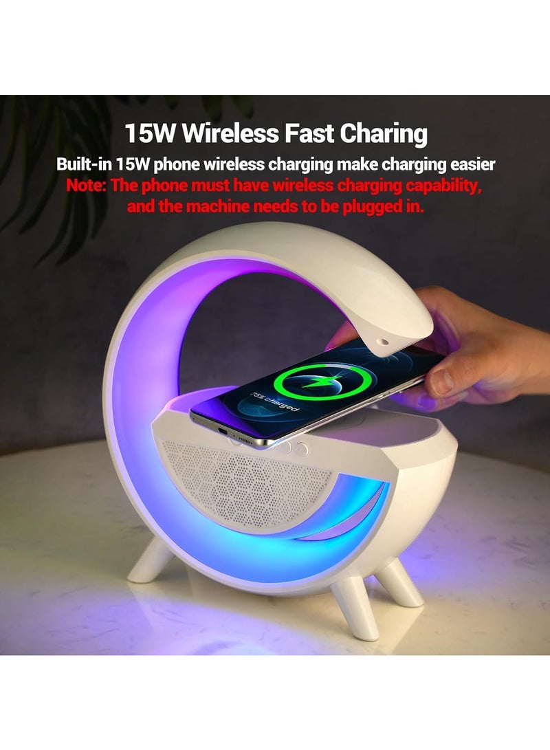 Bluetooth Speaker With Multi-Color Lighting And Fast Wireless Charger  - Image 3