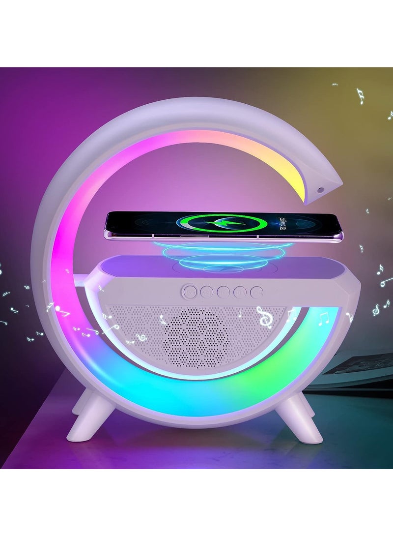 Bluetooth Speaker With Multi-Color Lighting And Fast Wireless Charger  - Image 2