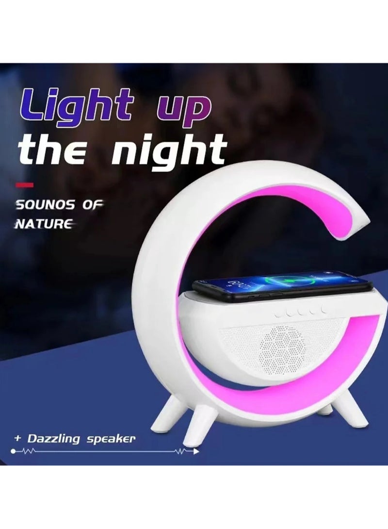 Bluetooth Speaker With Multi-Color Lighting And Fast Wireless Charger  - Image 5