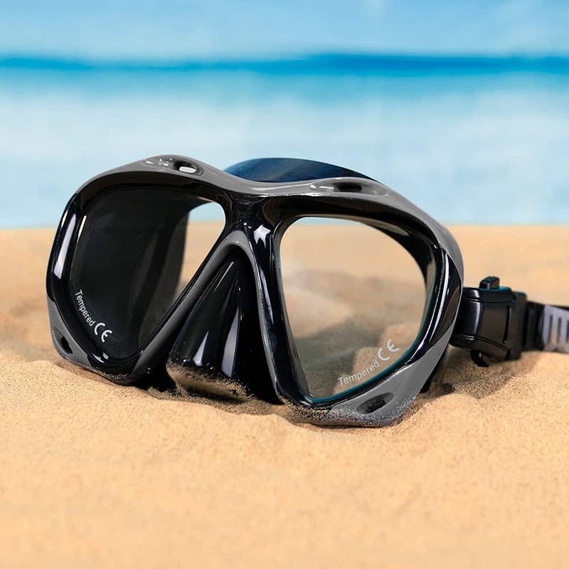 COPOZZ Snorkel Mask Adult â€“ Anti-Fog Scuba Mask with Nose Cover, Tempered Glass Snorkeling Gear for Adults - Image 5