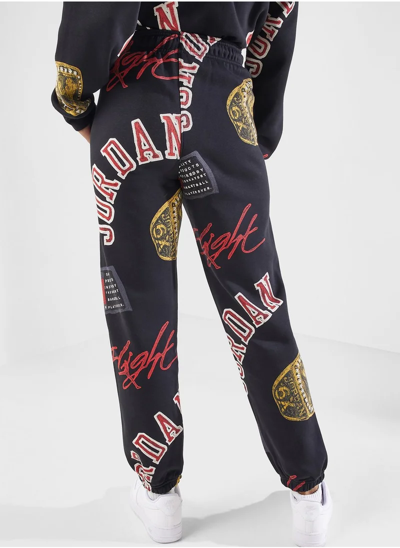 Jordan Jordan Brooklyn Aop Fleece Pants