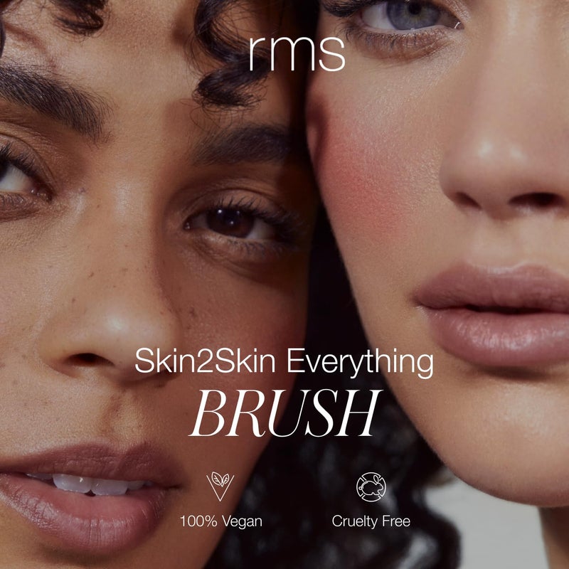 RMS Beauty Skin2Skin Vegan Makeup Brush â€“ Soft, Durable Cruelty-Free Brush for Flawless Foundation, Concealer, Eyeshadow, Blush & Brow Application - Image 2