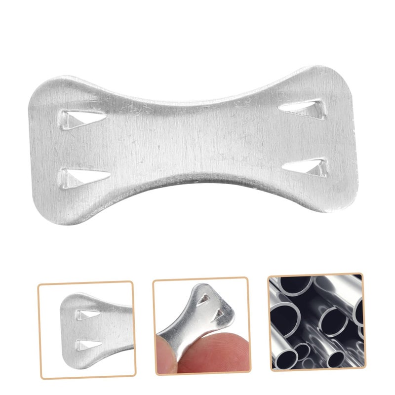 100pcs Aluminum Bandage Clips Sturdy Metal Four Prong Clasps for Compression Sprain Support - Image 3