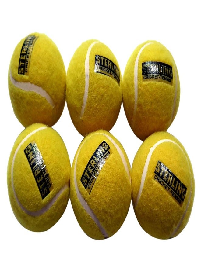 Hitmax Sterling Cricket/Tennis Balls (Pack of 6) - Image 1