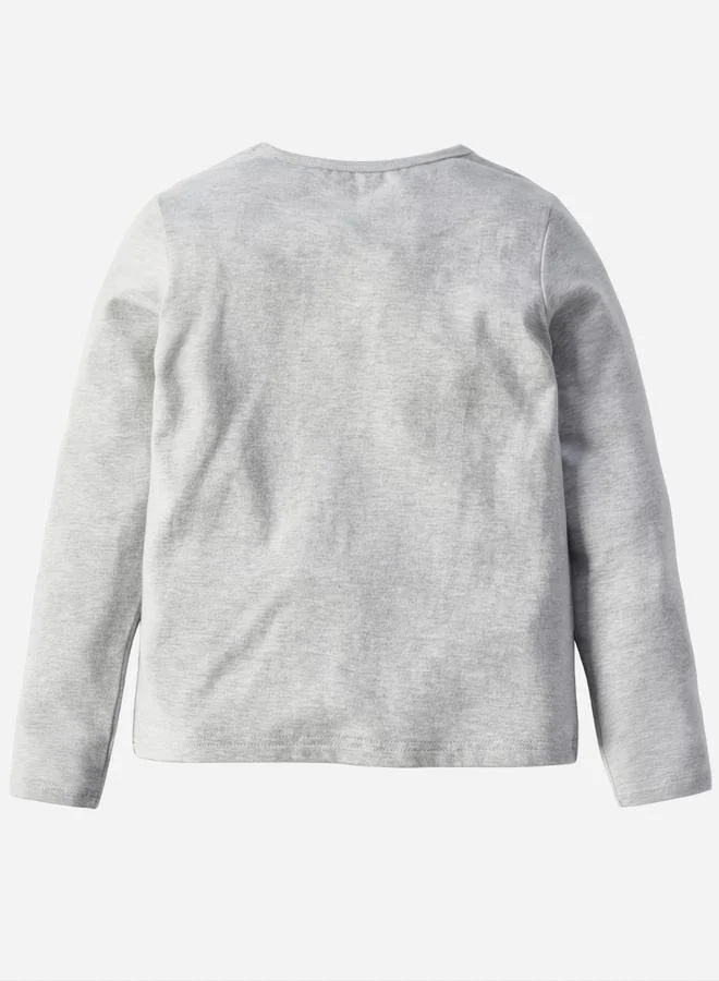 تايك تو Take Two Boys Grey Graphic Print T-Shirt