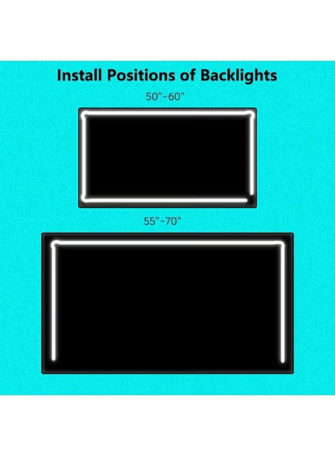 LED Lights for TV Led Backlight, 3.5m/11.5ft RGB Led Strip Lights for TV for 50-70in, 105 Leds USB Led Light Strip, APP Control & RF Remote Lights for Indoor Decoration - Image 5