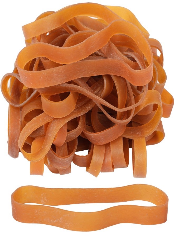 YOUOWO rubber bands large wide 6.3inch 35pcs rubber bands office supplies - Image 1