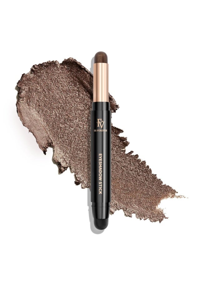 FV FV Cream Shimmer Eyeshadow Stick，Long Lasting & Waterproof, Multi-Use & High Pigment Eyeshadow Makeup Stick, Golden Shimmer - Image 1