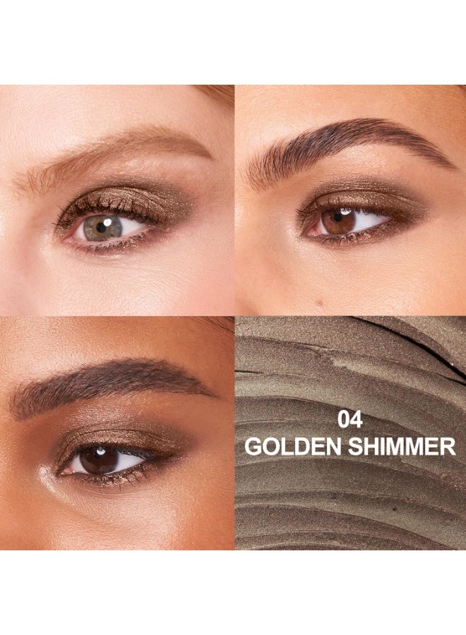FV FV Cream Shimmer Eyeshadow Stick，Long Lasting & Waterproof, Multi-Use & High Pigment Eyeshadow Makeup Stick, Golden Shimmer - Image 3