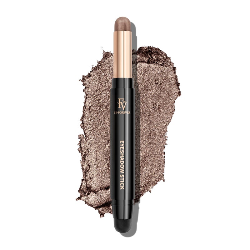 FV قلم ظلال العيون المتلألئ FV، يدوم طويلاً ومقاوم للماء، متعدد الاستخدامات وقلم مكياج ظلال عيون عالي الصبغة، لمسة ذهبية - Image 1