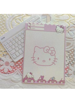 Sanrio 30 Sheets Kawaii Hello Kitty Notebook Cute Memo Pad Office Student Learning Stationery 