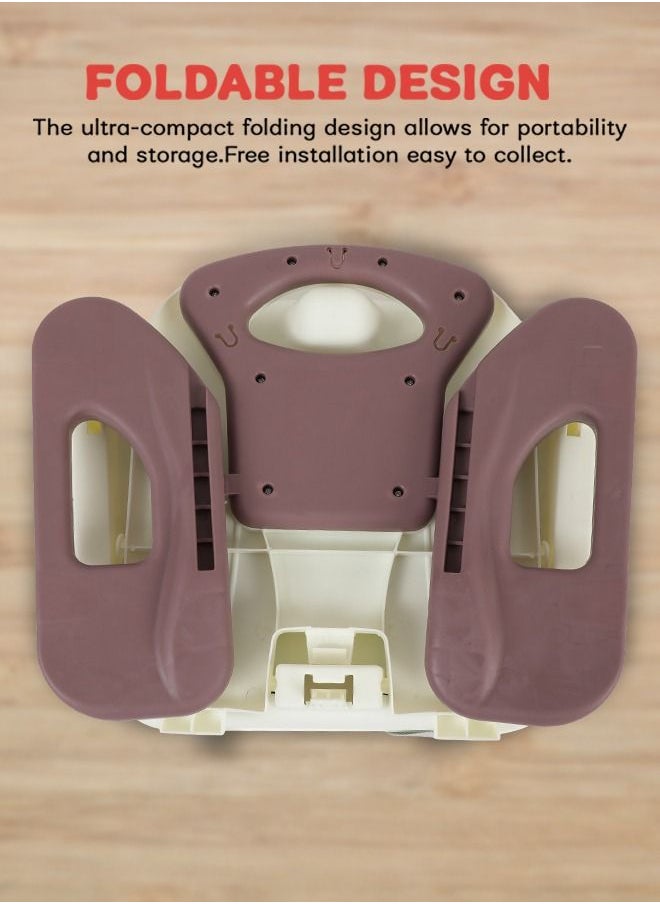 BAYBEE - Booster Seat For Feeding With Removable Dining Tray Folding Seat 3 Point Safety Harness Age 1 To 3 Years - Image 1