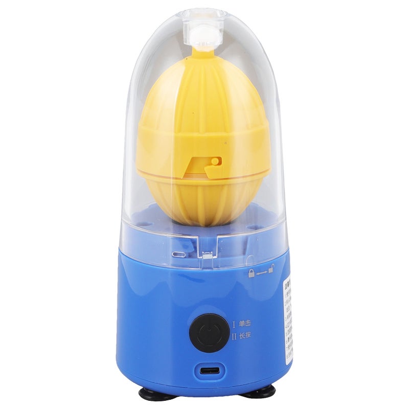 Egg Scrambler Blue Electric Food Grade Material Silicone Bottom Dishwasher Safe Golden Egg Maker 3.7V 15W - Image 2