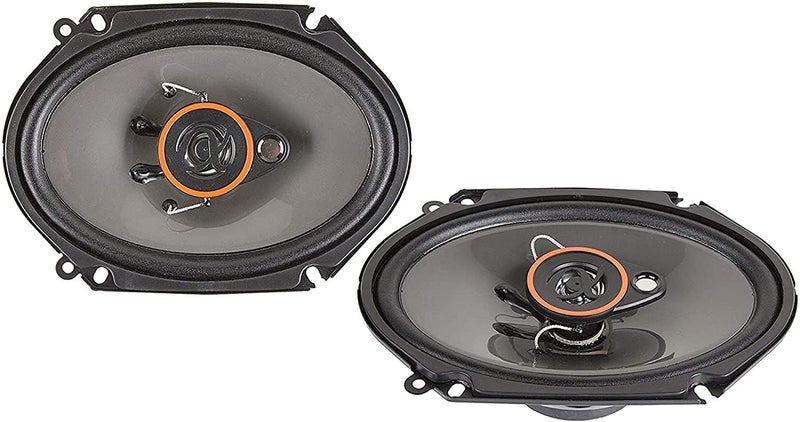 Alphasonik AS68 Loudspeakers 1 Pair of 6X8 350W Max 3-Way Speakers 4 Ohms Premium Quality Audio Door Speakers for Car or Truck Stereo Sound System - Image 1