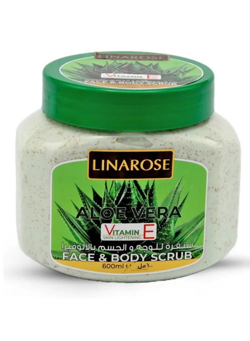 LINAROSE Gel scrub for face and body with aloe vera