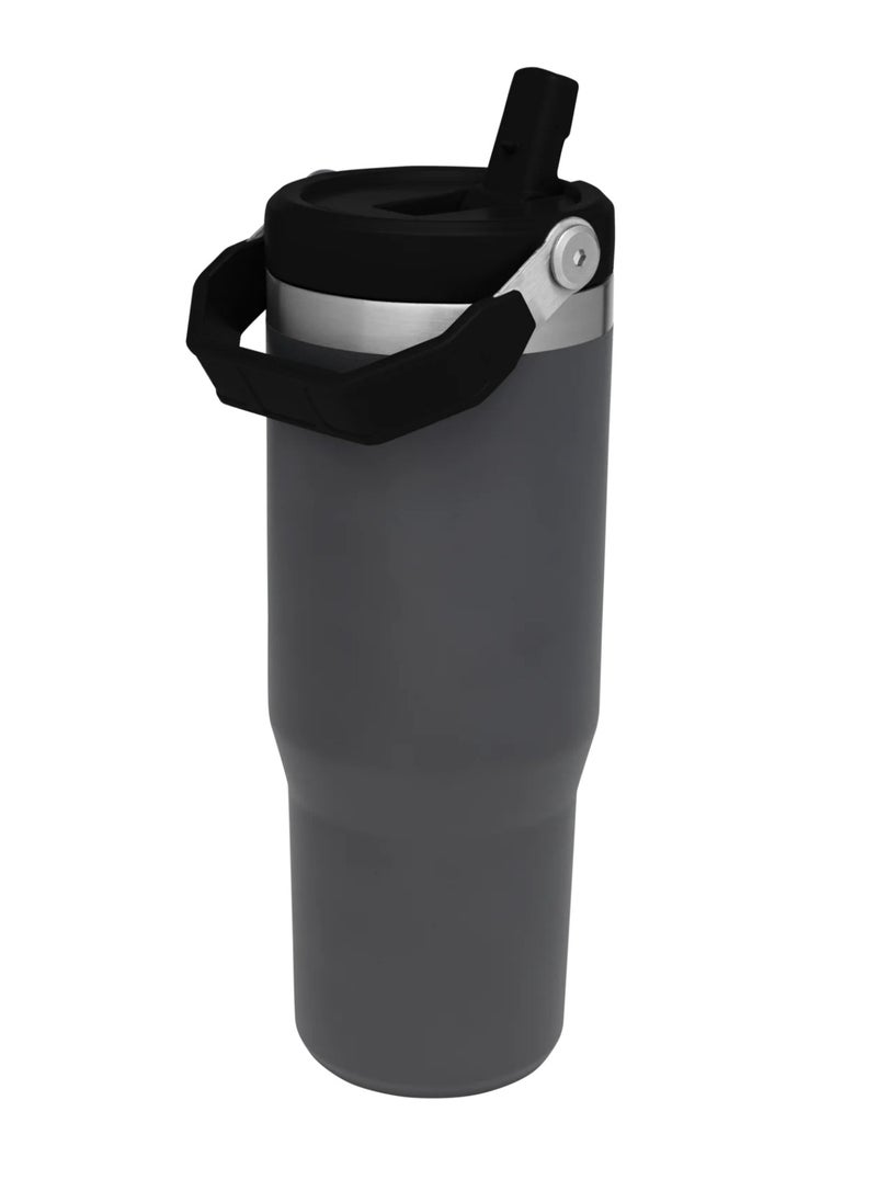 Generic - IceFlow Stainless Steel Tumbler - Vacuum Insulated Water Bottle for Home, Office or Car Reusable Cup with Straw Leak Resistant Flip Cold for 12 Hours or Iced for 2 Days, 30oz - Image 1