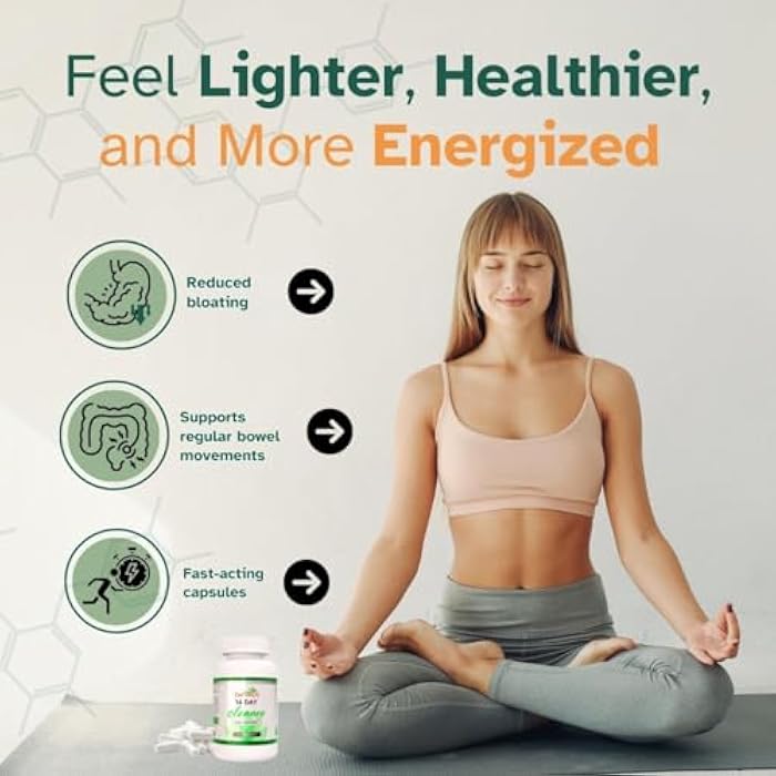ZAFiNCO Gut Relief-15 Day Colon Cleanse n Detox, Intestinal Cleanse for Men&Women. Advanced Constipation Relief, Non-GMO Colon Cleanse Probiotics, 30 Capsules 1-2 Daily-Made in The USA - Image 4