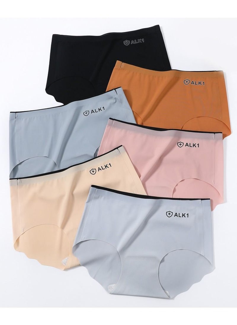 Zeemey Zeemey 6 Pack Women’s Seamless Cheeky Hipster Underwear No Show Panties Invisibles  Breathable Briefs Soft Stretch Bikini Lingerie  - Image 2