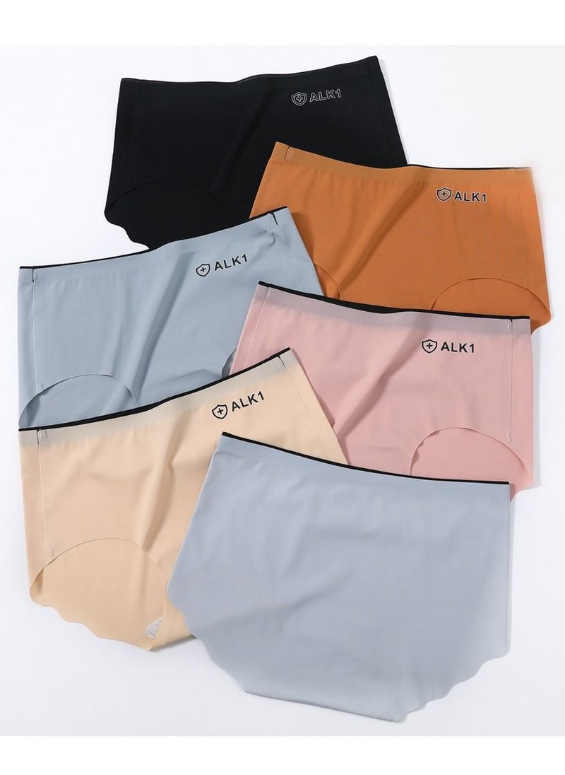 Zeemey Zeemey 6 Pack Women’s Seamless Cheeky Hipster Underwear No Show Panties Invisibles  Breathable Briefs Soft Stretch Bikini Lingerie  - Image 3