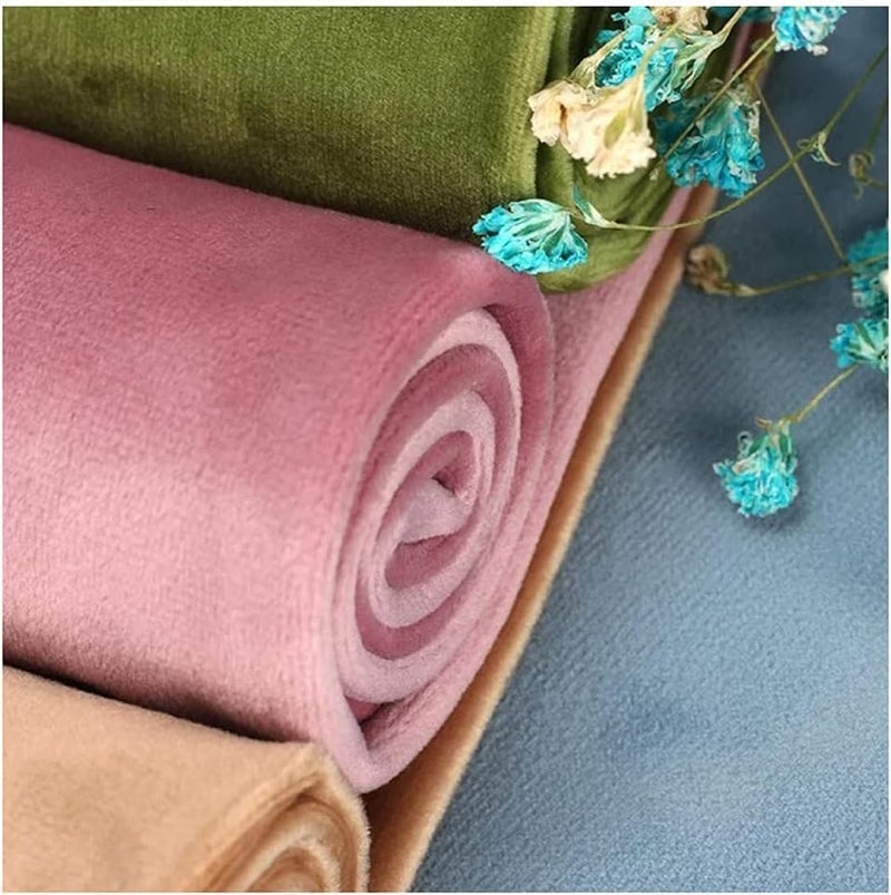 Minky Fabric Velvet Fabric 150cm Wide Purple Upholstery Fabric for Reupholster Chairs Furniture DIY Crafts Home Decor for Blankets, Apparel, Baby Accessories, Throws, P (Color : 5.5, Size : 2m - Image 2