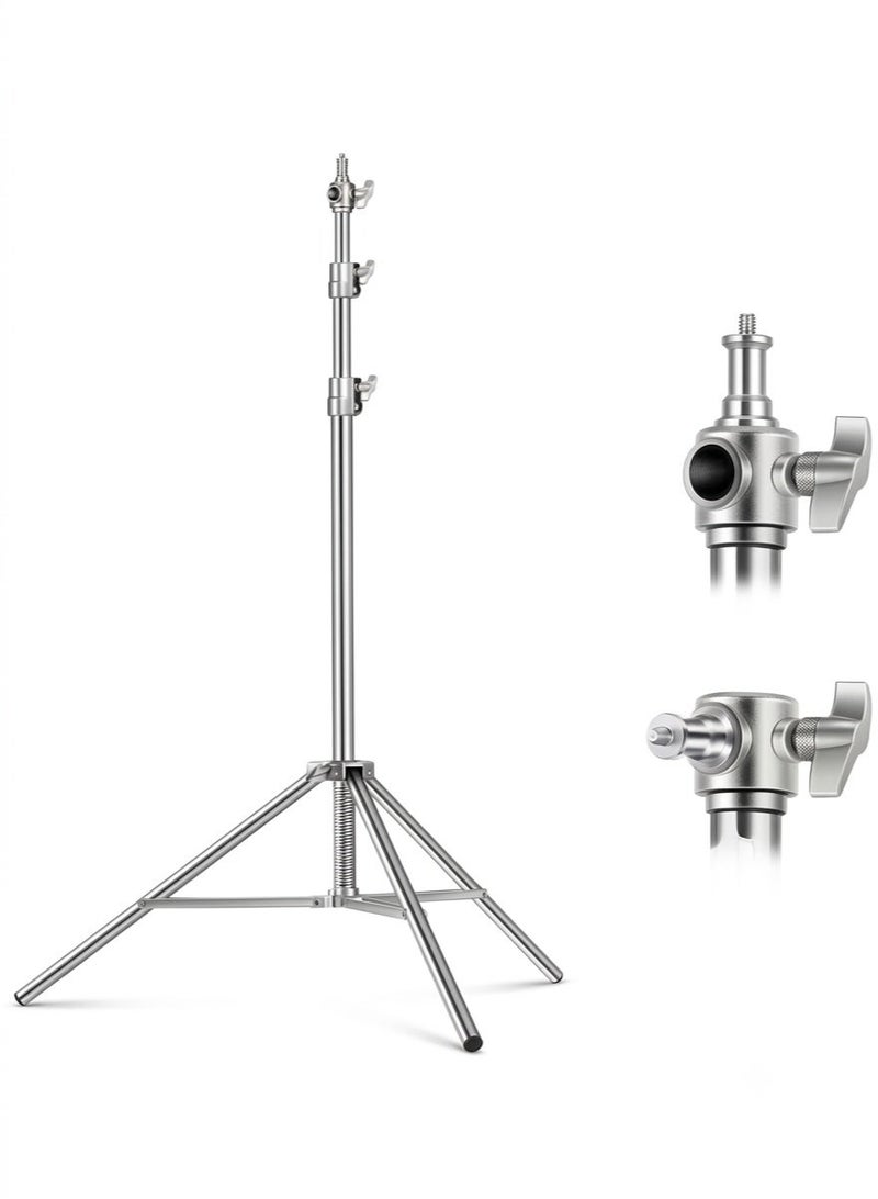 FX Studio Heavy Duty Stainless Steel Light Stand 2.1m ( 7kg Load Capacity ) - GS-200 - Image 1