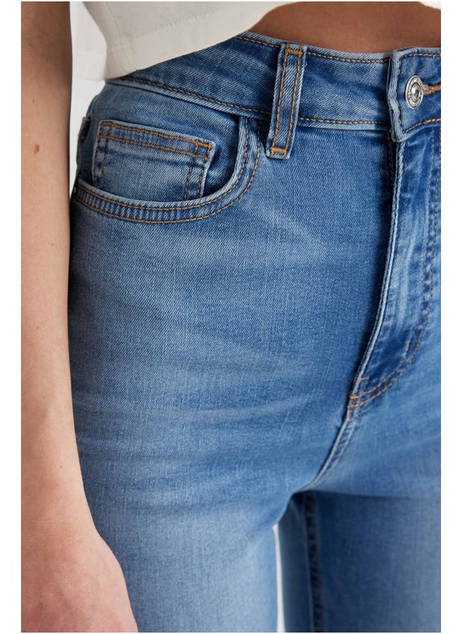 DeFacto - Woman Skinny Fit Denim Trousers - Image 1