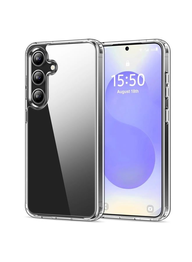 HOOMIL Case for Samsung Galaxy S25 6.2 Inch, Anti-Yellowing Transparent Phone Case, Shockproof Protective Cover - Crystal Clear - Image 1