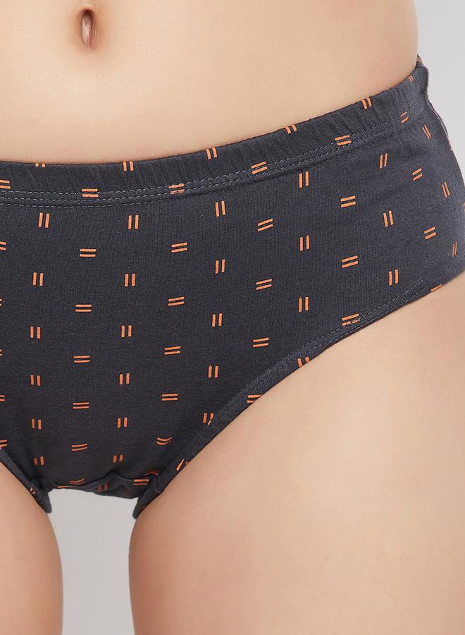 Clovia Clovia Women Pack of 3 Mid Waist Printed Hipster Briefs  - Image 4
