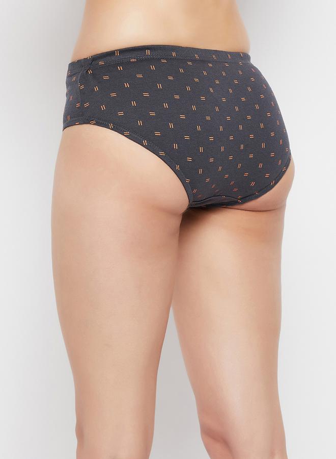 Clovia Clovia Women Pack of 3 Mid Waist Printed Hipster Briefs  - Image 3