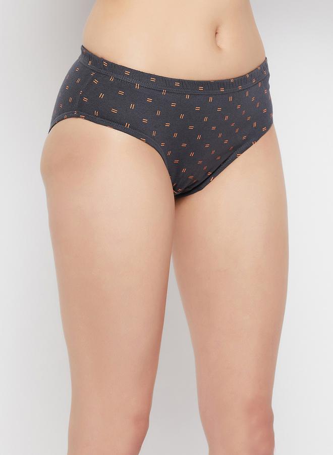 Clovia Clovia Women Pack of 3 Mid Waist Printed Hipster Briefs  - Image 2