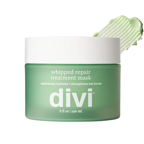 Divi Whipped Repair Hair Treatment Mask  Deep Conditioning Hair Mask for Dry Damaged and ColorTreated Hair  8 Fl Oz
