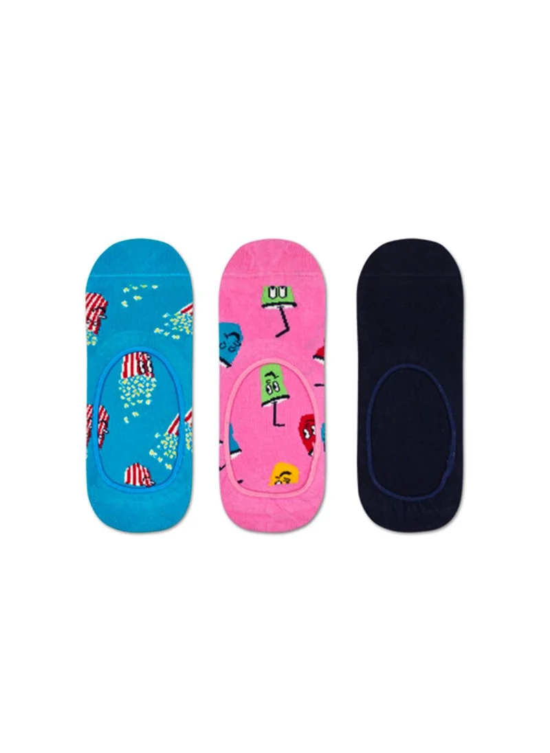 Happy Socks 3-PACK POPCORN LINER SOCK