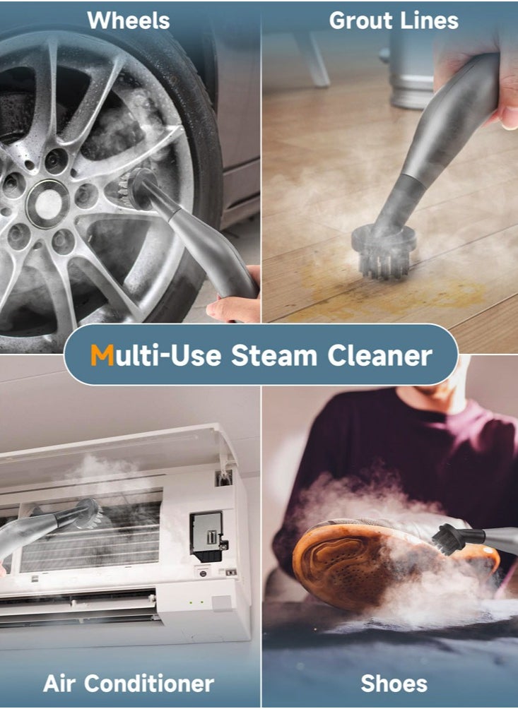 Joshberg Steam Cleaner, Powerful Multipurpose Portable Steamer for Floors, Cars, Tiles Grout Cleaning Chemical Free Disinfection Kills 99.99%* of Bacteria and Viruses  - Image 3