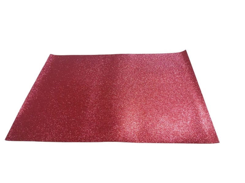 Simba Flexible Foam Sheet Sticker Glitter 2 mm 50 × 70 cm Red Model GL-EVA-001