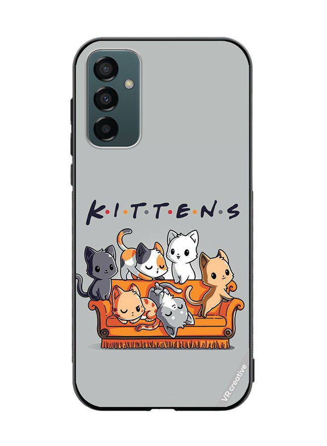 VR CREATIVE Protective Case Cover For Samsung Galaxy F23 Kittens Design Multicolour - Image 1