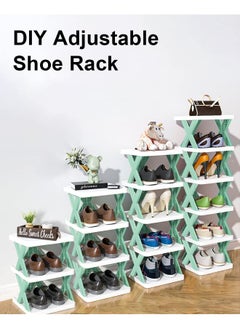 Generic Shoe Rack for Entryway, Shoe Organizer for Closet, 6 Tiers Tall Shoe Shelf Storage, Small Shoes Racks, Free Standing Narrow Vertical Shoe Rack Bedroom  - Image 4
