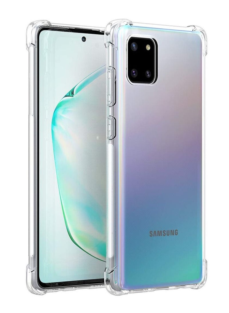 CATANES Samsung Galaxy Note 10 Lite Case Clear Thin Transparent TPU PC Phone Case Anti-Fall Airbag Bumper Corner Protection 6.7 inch - Image 1
