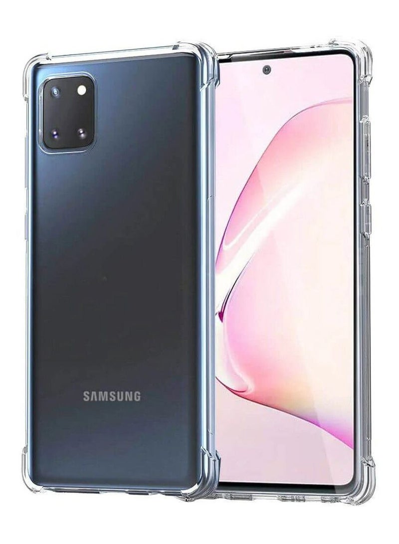 CATANES Samsung Galaxy Note 10 Lite Case Clear Thin Transparent TPU PC Phone Case Anti-Fall Airbag Bumper Corner Protection 6.7 inch - Image 3