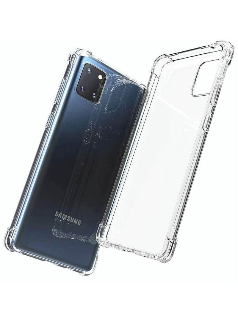 CATANES Samsung Galaxy Note 10 Lite Case Clear Thin Transparent TPU PC Phone Case Anti-Fall Airbag Bumper Corner Protection 6.7 inch - Image 5